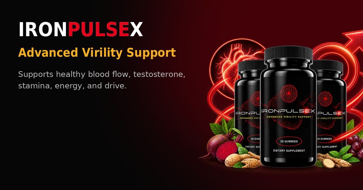 IronPulseX daily male vitality gummy
